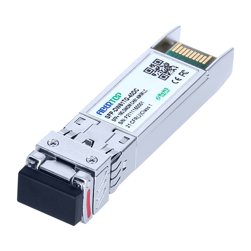 Juniper ® C61 SFPP-10G-DW61 Compatible 10G DWDM SFP+ Transceiver SMF CH17~CH61 1563.86nm~1528.77nm 40km LC DOM