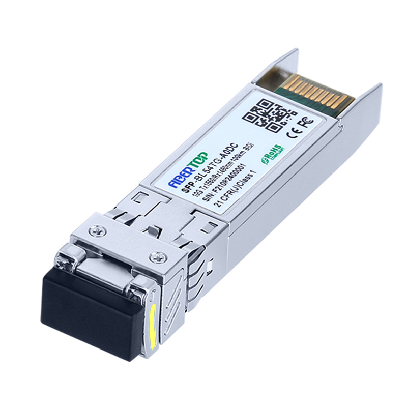 Cisco® SFP-10G-BX100D 互換 10G BIDI 100km SFP+ トランシーバ SMF 1550nm Tx/1490nm Rx シングル LC DOM