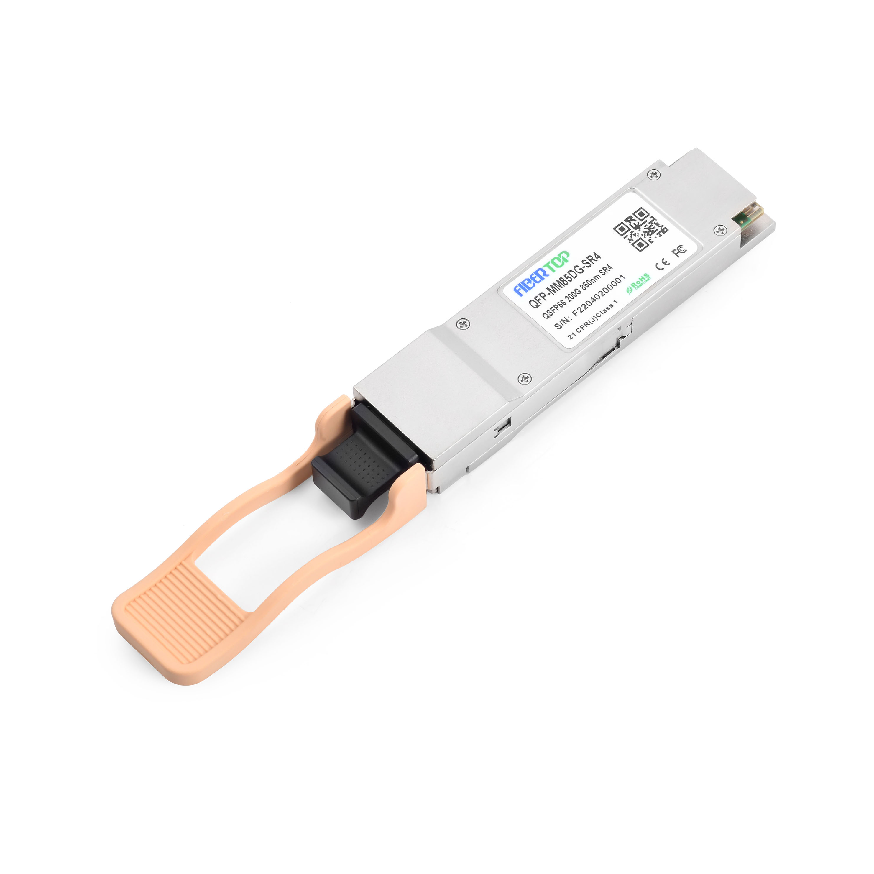 MELLANOX MMA1T00-HS 互換 200Gbps QSFP56 トランシーバー マルチモード 100m MPO 用