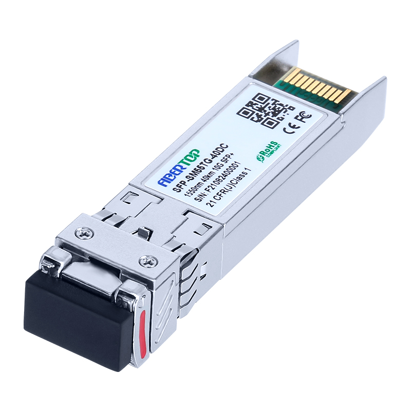 Mellanox 互換 10GBase-ER SFP+ トランシーバー SMF 1550nm 40km LC DOM