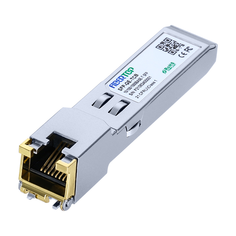 1000Base-T RJ45 SFP Copper Transceiver