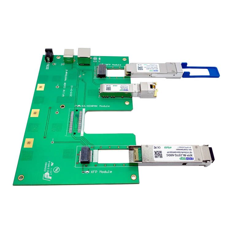 QSFP+/QSFP28 Transceiver writing board